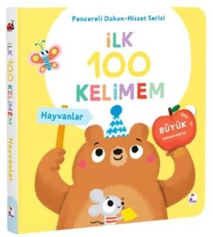 İlk 100 Kelimem – Hayvanlar (Pencereli Dokun-Hisset)