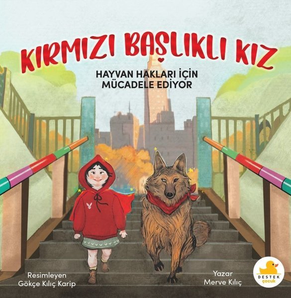 9786259215945-2 Kırmızı Başlıklı Kız Hayvan Hakları İçin Mücadele Ediyor 9786259215945