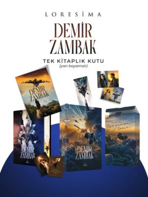 Demir Zambak 1 – Tek Kitaplık Kutu Yan Boyamalı