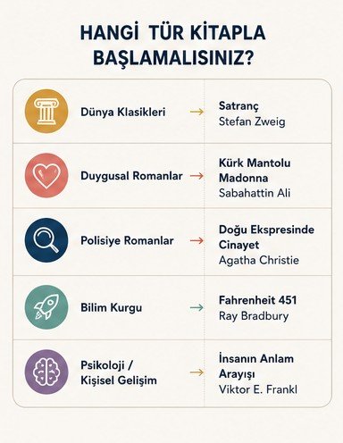 Yeni Başlayanlar İçin Okunabilecek 25 Kitap (2026 Rehberi)