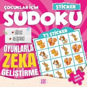 Çocuklar için Sudoku - Sticker Hediyeli Orta Seviye 1