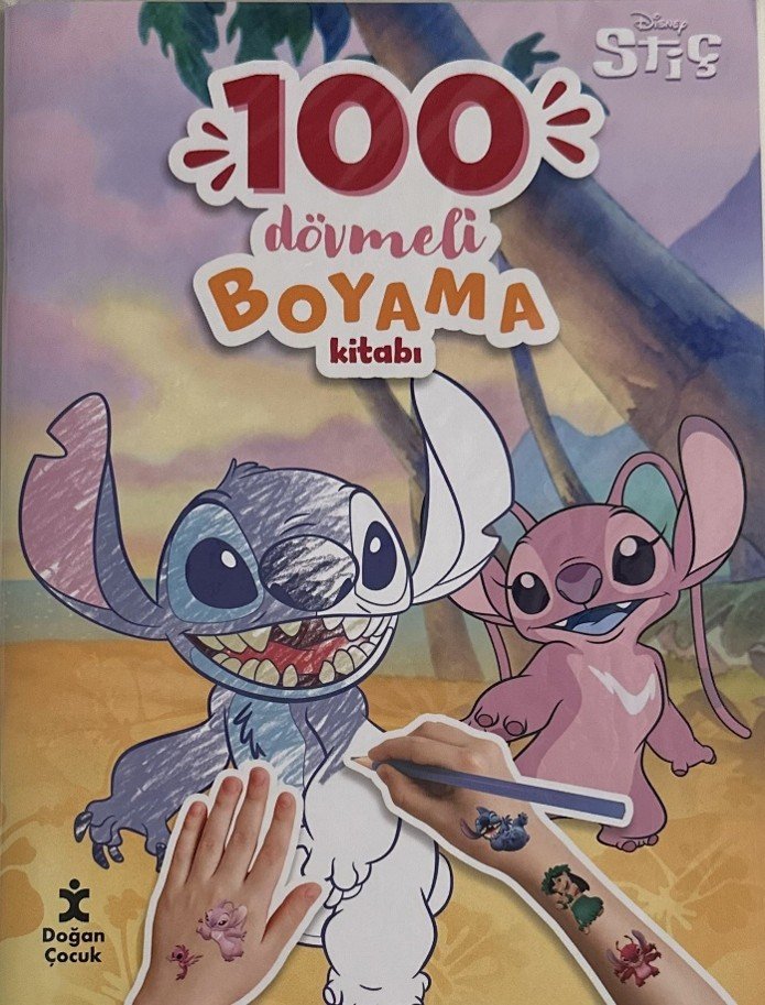 9786255745804 Disney Stitch – 100 dövmeli Boyama Kitabı 9786255745804