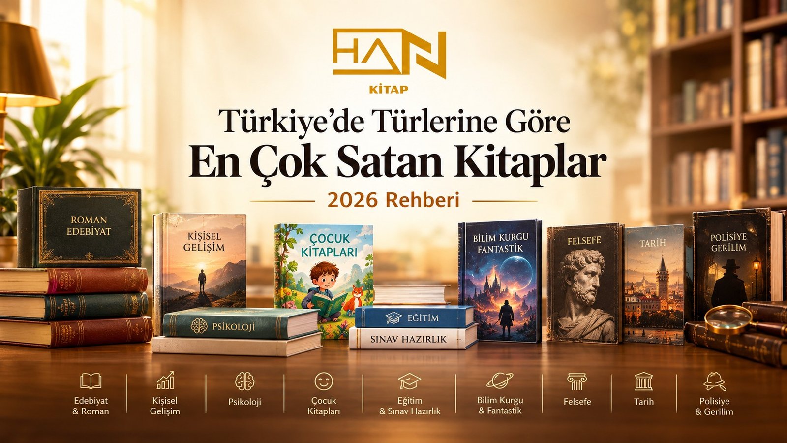 Türkiye’de Türlerine Göre En Çok Satan Kitaplar – 2026 Rehberi