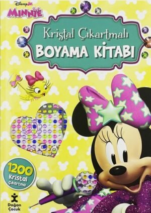 Disney Minnie Kristal Çıkartmalı Boyama Kitabı