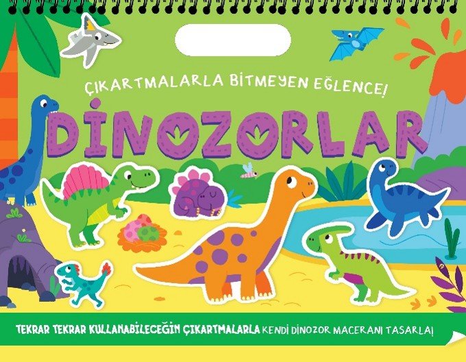 9786258642889 Çıkartmalarla Bitmeyen Eğlence - Dinozorlar 9786258642889
